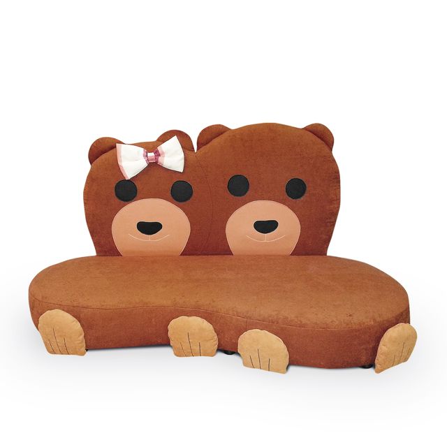 Motivsofa Bären, SH 22 cm, 3 Bezug-Varianten